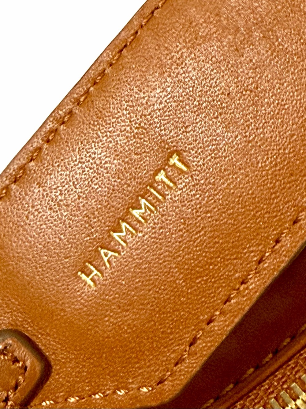 Hammitt Erica Small Raffia Croissant 🥐 Shoulder Bag In Cocoa Raffia/Gold NWT!! - Picture 7 of 16